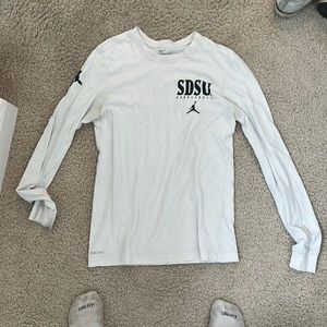 San Diego State University SDSU Jordan Basketball Long Sleeve Shirt